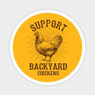 Support chicken Magnet